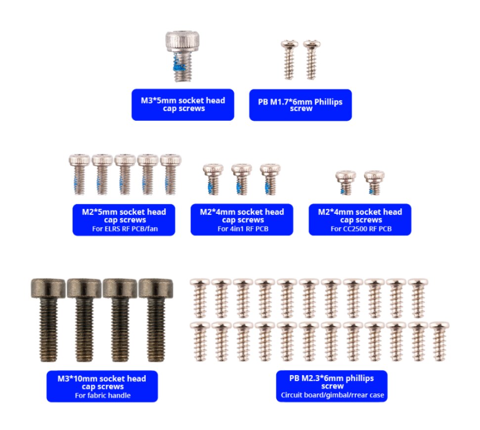 SUPULSE Original Replacement  Parts  For Radiomaster Boxer-EXHOBBY LIMITED.