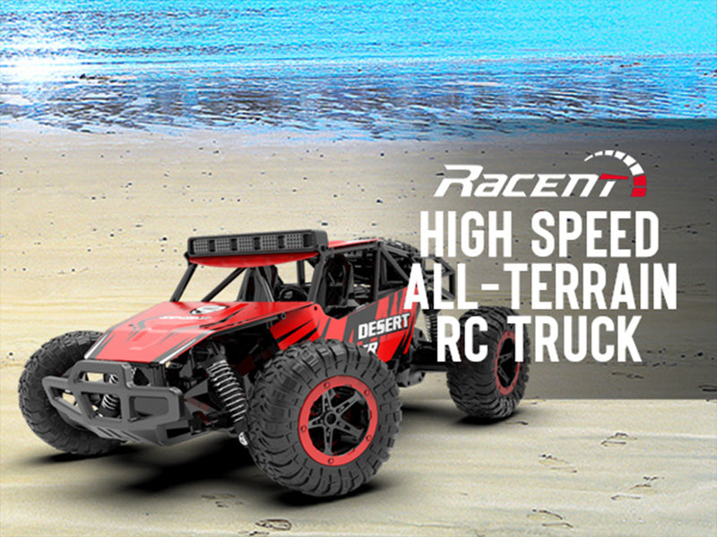 RACENT Desert Racer 1/16 RC Car for Kids All Terrain Remote Control Car RC Rock Crawler