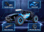 Racent 1:16 Scale All-Terrain Remote Control Rock Crawler Desert Racer (blue)