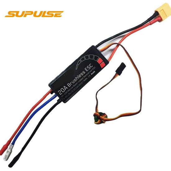 1pcs ESC-brushless-20A-XT60 for rc boat Vector S - EXHOBBY