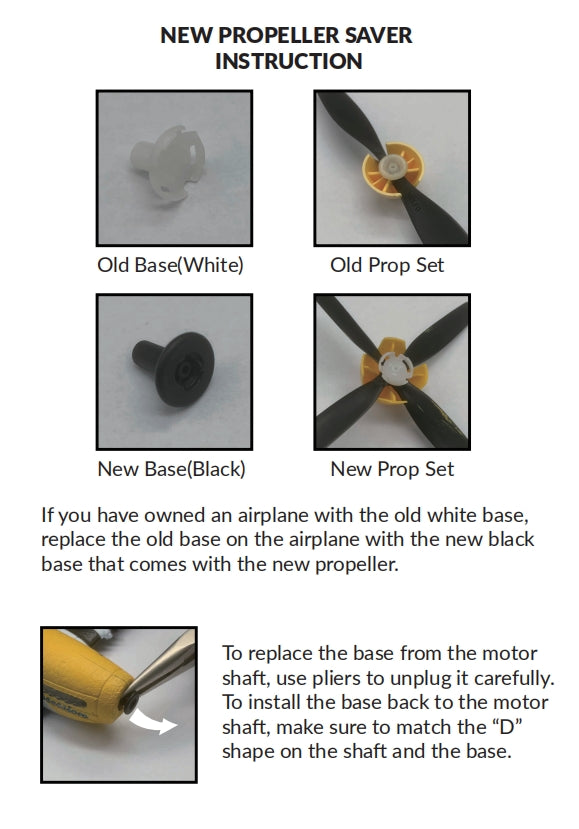 Partie supérieure de l'arbre de sauvegarde d'hélice, 4 pièces, pour la série 761