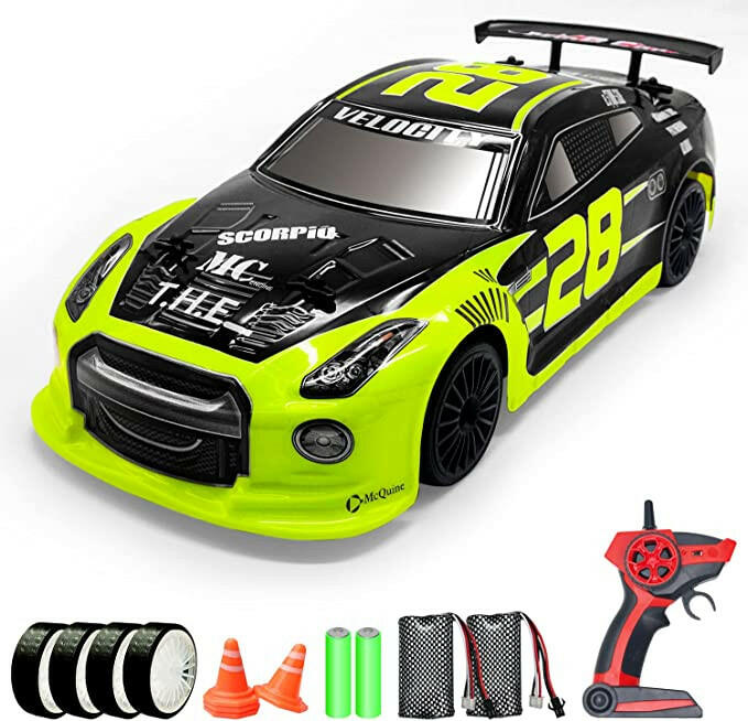 Racent 1:14 Scale Hight Speed Remote Control Sport Racing Drift Car RTR with LED Lights.