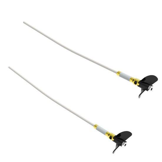 2pcs RC Boat Shaft, 2pcs RC Watercraft Propeller for Remote Control Boat 792-5 Vector SR65 - EXHOBBY