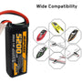 SUPULSE 2pack 7.4V 2S 5200mAh 50C Lipo Battery with XT60 Plug - EXHOBBY