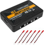 SUPULSE 6-in-1 Lipo Battery Charger 3.7V 1S 1 Cell Micro 6 Ports Compact Charger (S1) - EXHOBBY