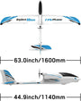 VOLANTEXRC Ranger 1600 4 Channel FPV Airplane with 1.6 Meter Wingspan and Unibody Plastic Fuselage (757-7) PNP.