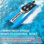 VOLANTEXRC Atomic XS Remote Control Boat with 2 Batteries & Reverse Function (795-5 Blue).