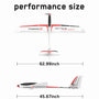 PhoenixS 4 Channel Glider with 1600MM Wingspan and Streamline ABS Plastic Fuselage and (742-7) PNP.