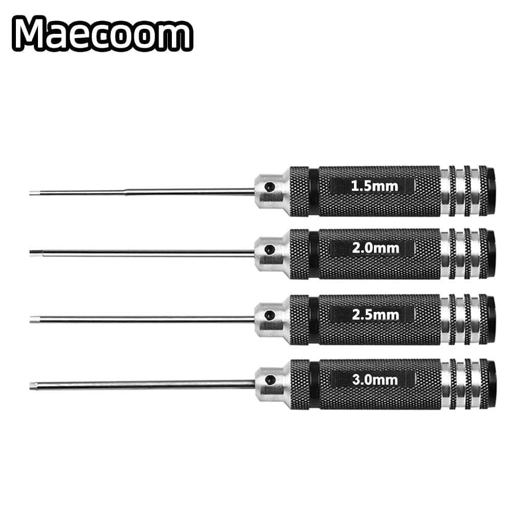 1.27/ 1.3/ 1.5/ 2.0/ 2.5/ 3.0Mm White Steel Hex Screwdriver Tool Kit For 3D Printer Rc Helicopter Car Drone Aircraft Repair Tool.