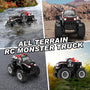 Amphibious Remote Control Car All Terrain Off-Road Waterproof RC Monster Truck for Kids.