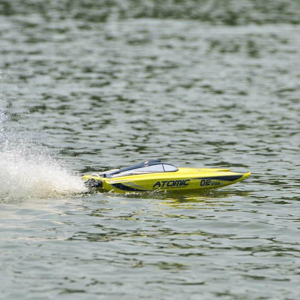 Atomic 45mph High Speed Lake Racing Remote Control RC Boat (792-4) RTR - EXHOBBY